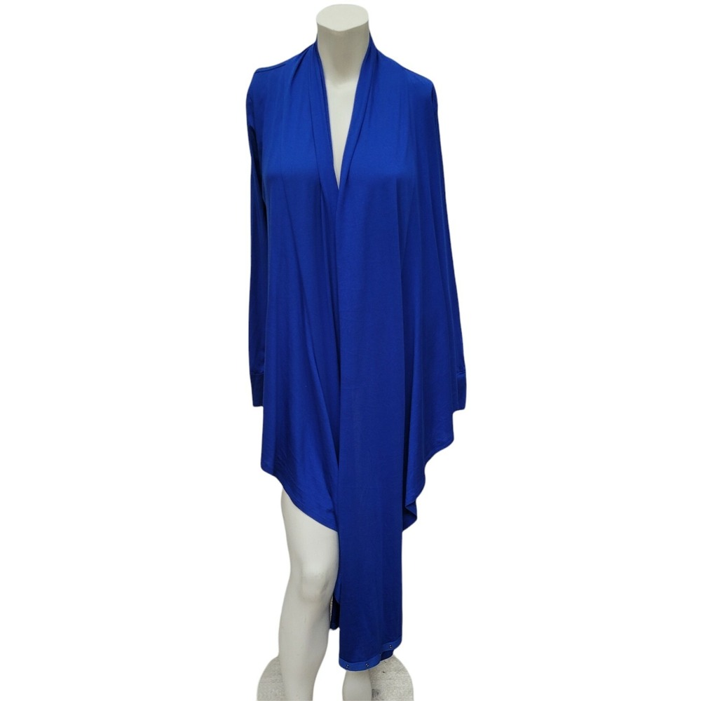 NWT Fabletics Royal Blue‎ Wrap Shrug Sweater Soft Stretch 392050 Small